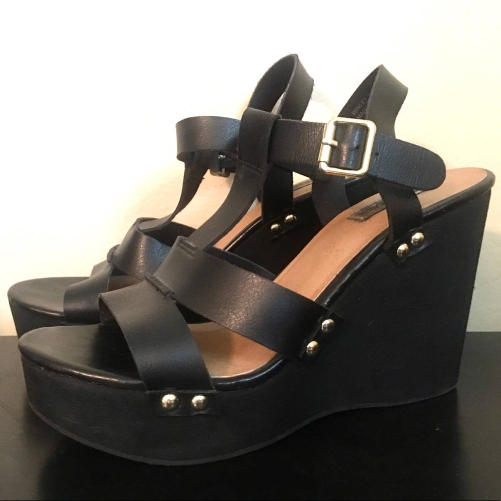 STEVE MADDEN platform-wedge sandal
